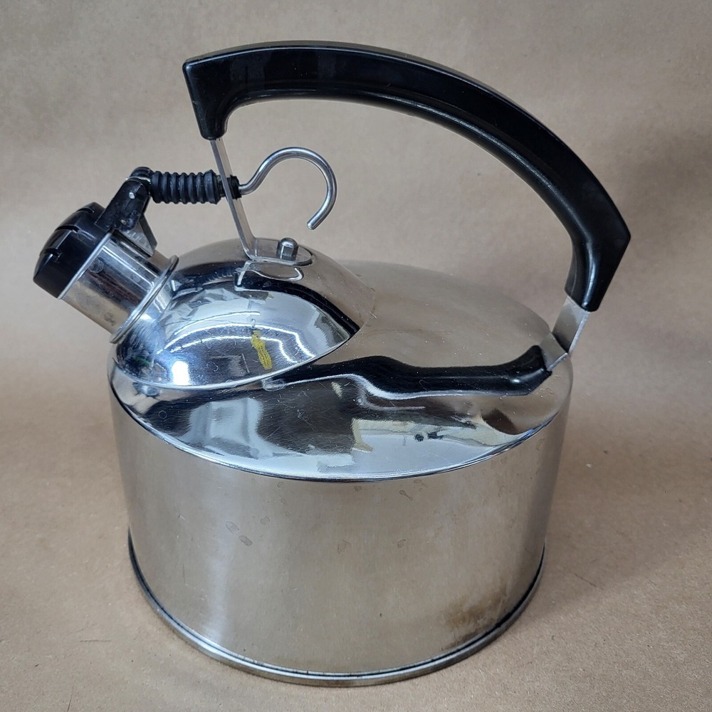 FaberWare Whistle Tea Kettle Stainless Steel K7030 2.5 Qt.